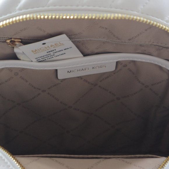 Michael Kors Abbey Leather Backpack Oxford…